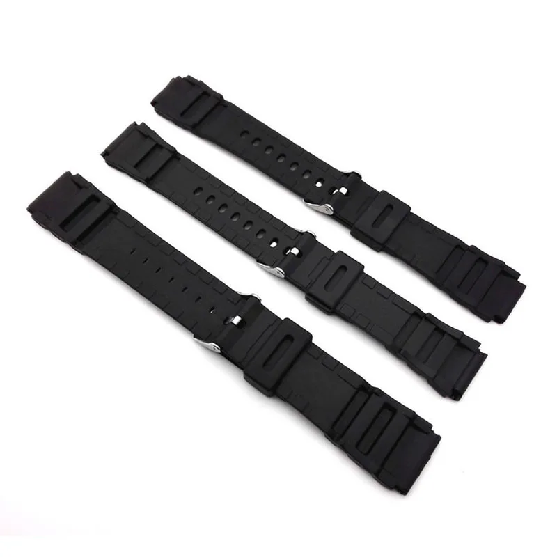 Silicone Rubber Watch Strap Band Deployment Buckle Diver Waterproof