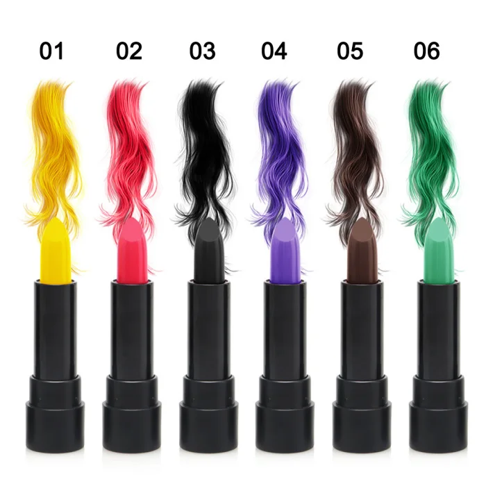 Ручка для окрашивания волос смываемый временный цветной мелок для Волос Мелки краска контурная ручка V9-Drop