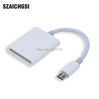 

100pcs/lot Type-C SD Card Reader Camera Kit Compatible Needn't APP OTG Data Cable For samsung GALAXY S8 Macbook Pro