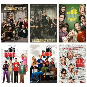 

Stickers Self Adhesive Hot Sale American Sitcom TV Moive Poster The Big Bang Theory SEXY Actress Kaley Cuoco Custom DIY Painted