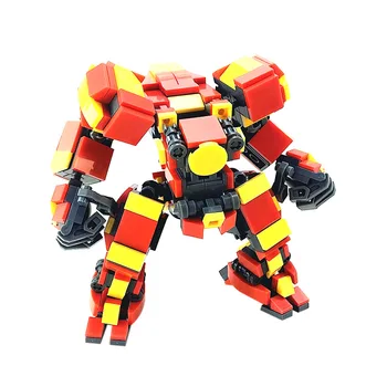 

380Pcs/Set STEM MOC Robot Mecha Model Small Particle Building Blocks Educational Toy Set Gift Toys For Children