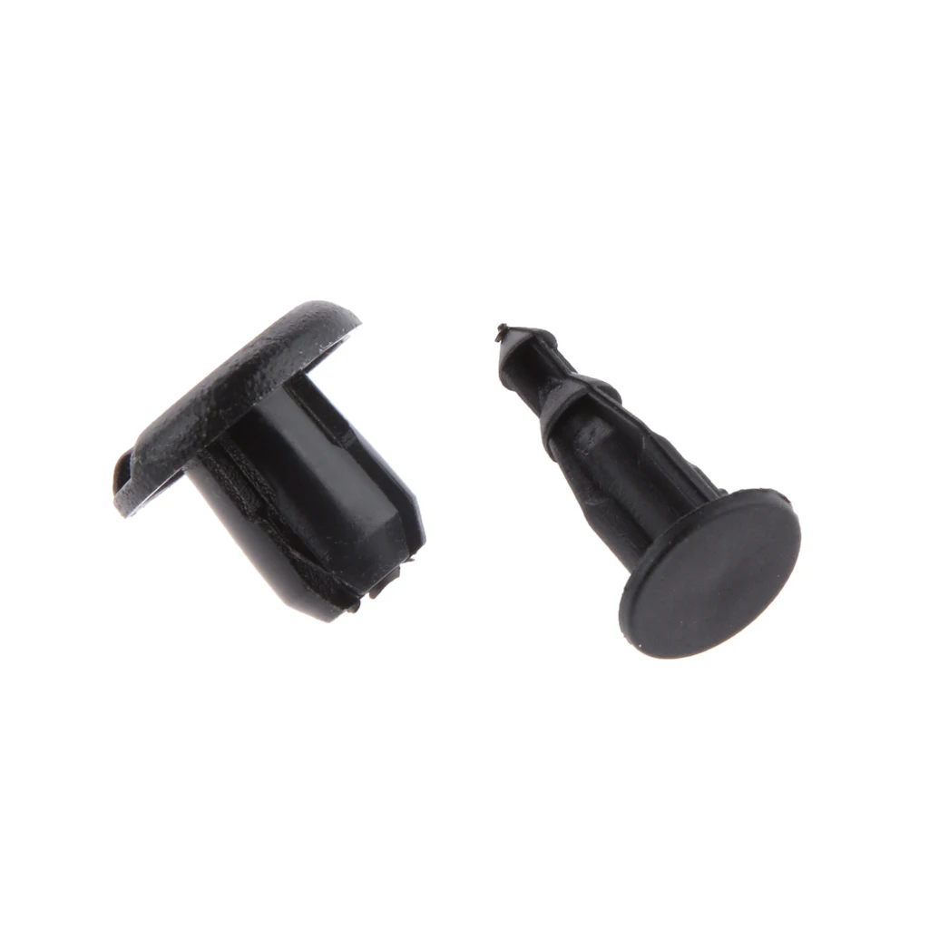 50x Fender Liner Fastener Rivet Push Trim Clips Retainer 10mm Hole For Honda