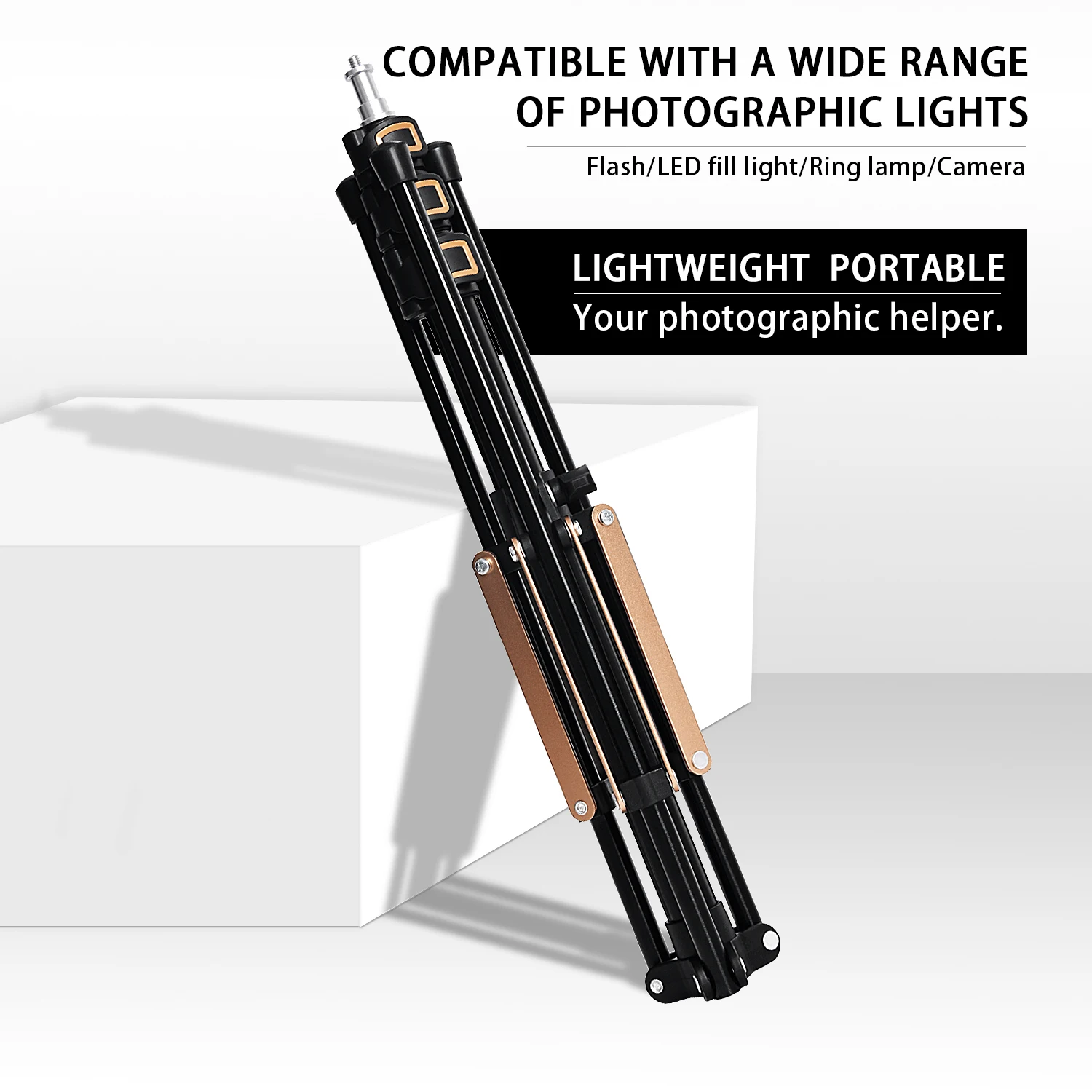 Fosoto ft 195 led luz tripé suporte