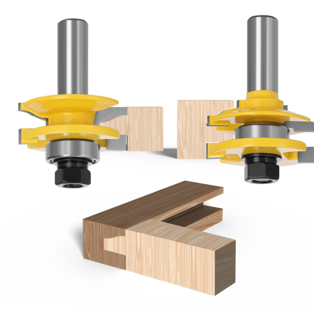 LAVIE 3 teile/satz 12mm 1/2 Schaft Tür Panel Schrank Zapfen Router Bit Set Fräsen Cutter Für Holz Schneider Schneiden werkzeuge 03016 – Detail 13