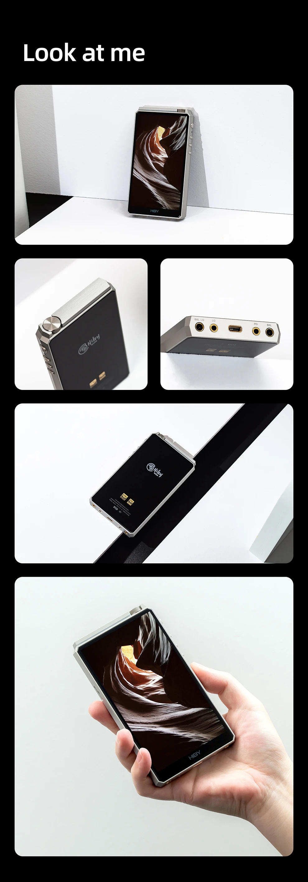 The New HiBy R6 Andriod 9 HiFi Lossless  Portable Music Player Bluetooth 5.0 MQA 16x DSD512 Dual ES9038Q2M USB DAC Headphone AMP mp3 player for youtube