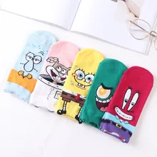 Лидер продаж! Милые короткие носки женские Харадзюку с милым рисунком, длинные носки, хипстерские носки для катания на коньках, забавные женские носки