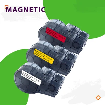 

for M21-250-599 6.35mm Width Label Tape Black On White Compatible for Brady BMP21 Plus ID Pal and LABPAL Label Printers