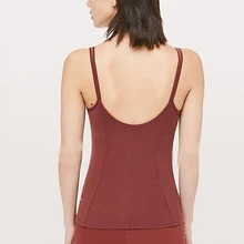 Женский однотонный топ на бретелях, облегающий жилет на бретельках для летних видов спорта S66