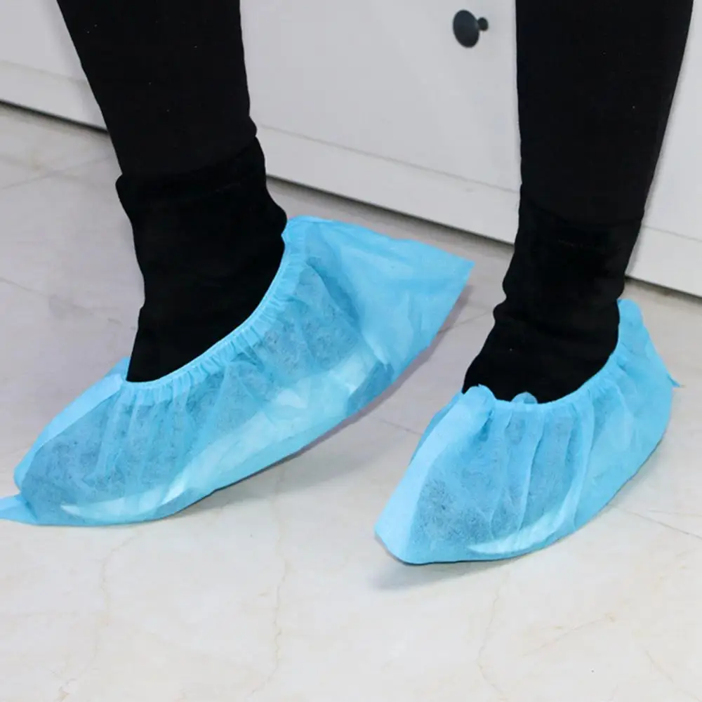 100pcs Thickening Non woven Shoe Cover Non slip Shoe Cover Shoe Covers