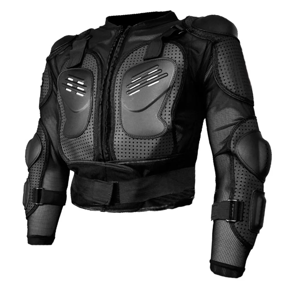 Мотоциклетная Броня куртка Защита тела для позвоночника Грудь предплечья Мужская черная