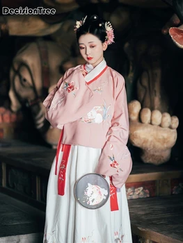 

2020 oriental woman chinese traditional costumes hanfu retro fairy dance performance dress ancient women clothes qing dynasty