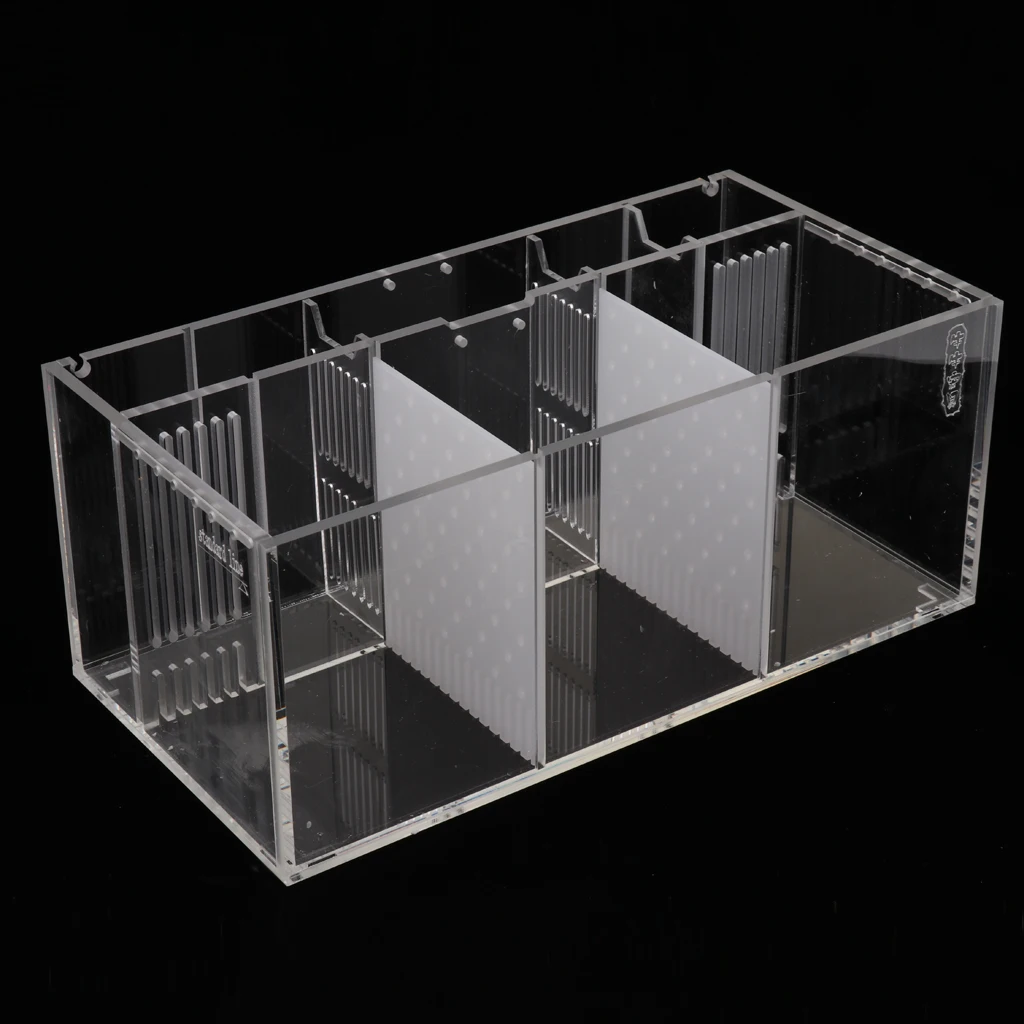 Acrylic Fish Tank Isolation Box Aquarium Breeding House Filter Box For Fish Guppies Betta Fish Hatchery Incubator Breeding Boxes