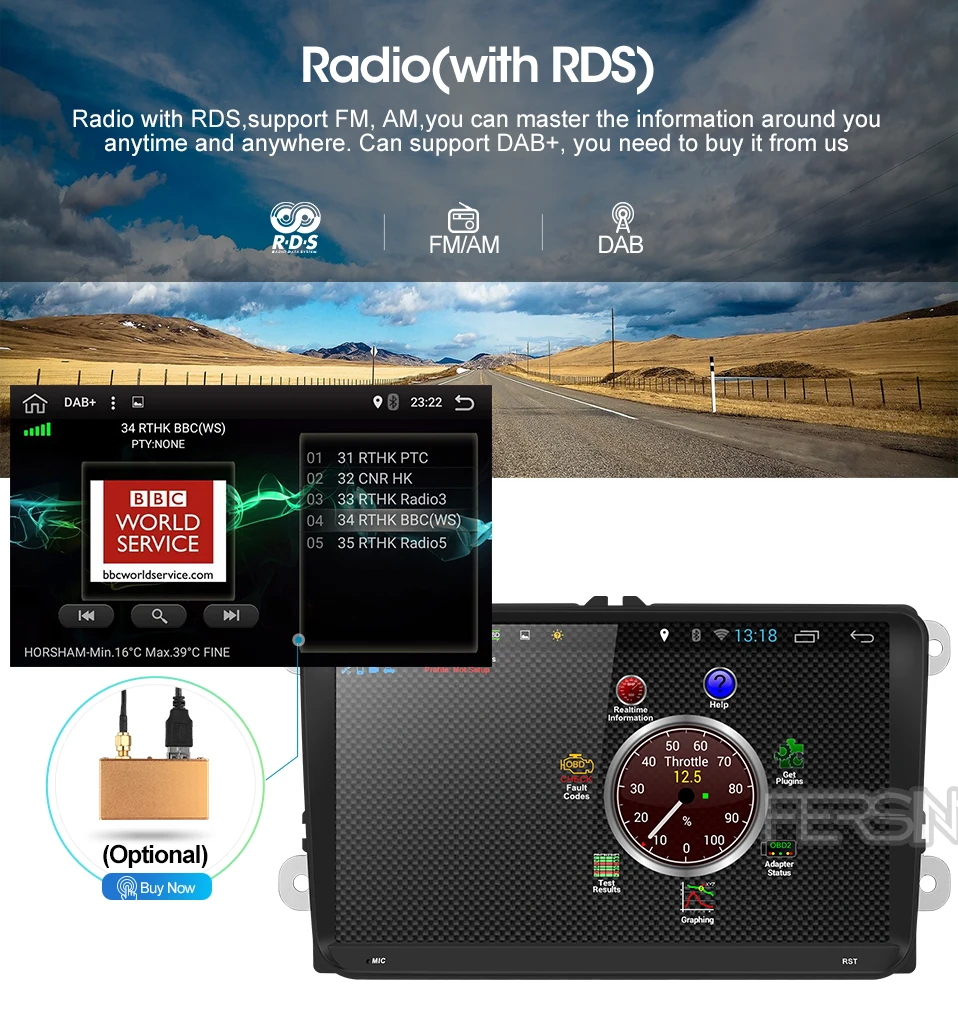 Discount EU RU warehouse Fersinny CDZ9060 PX30 car dvd player for Skoda Fabia octavia Superb Yeti Seat Rapid  vw golf tiguan polo passat 8