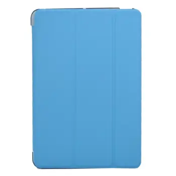 

New Ultra Slim Tri-Fold PU Leather Case with Crystal Hard Back Smart Stand Case Cover for iPad mini 1 2 3 7.9" tablet Flip Cover