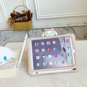 

Stand Cover Shock Proof Full Body Tablet Case for IPad Air 3 Pro 10.5 inch 2019 Cartoon Kids Safe Non-toxic Soft Silicone+pen