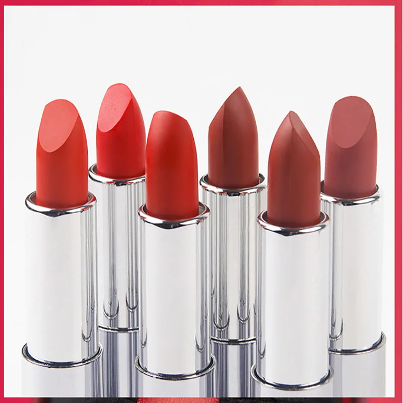12 Color Vevet Matte Lipstick Red Lips Lipstick Pink Lipstick 24 Hours Long Lasting MKXJ New