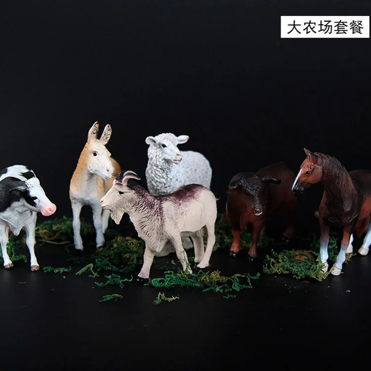 

Children Model Farm Forest Animal Set Static Toy Animals Wild Animal Cattle And Sheep