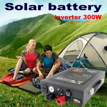 Batterie Lithium-fer Rechargeable lifepo4, 12v, 100ah, 12.8v, 70ah, avec BMS, allume-cigare pour Camping-car, AC300W Ups