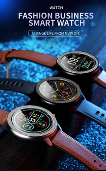 

F12 1.3inch Full Round Full Touch Screen Smart Band Watch Pedometer Smartwatch Men Women Heart Rate Monitor Bracelet