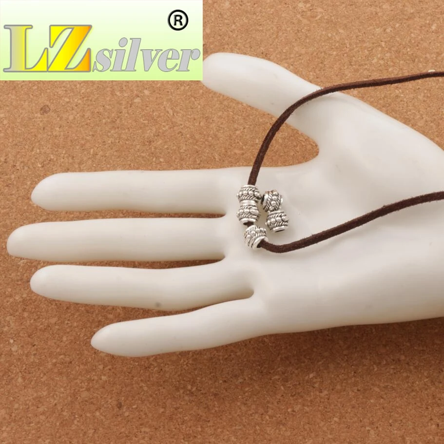 Bali Round Wheel Metal Rope Dots Curved Bail Style Beads 8x8.2mm 220pcs Zinc Alloy Spacers L620