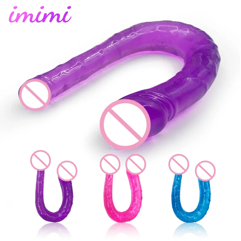 Long Soft Realistic Dildo Bending Silicone Anal Plug Vaginal Butt Plug Massager Clitoris Stimulator Female Masturbator Sex Toys
