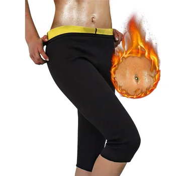 

Sauna Sweat Slimming Tummy Neoprene Body Shaper Slimming Pants Thermal Control Panties Leggings Weight Loss Pants