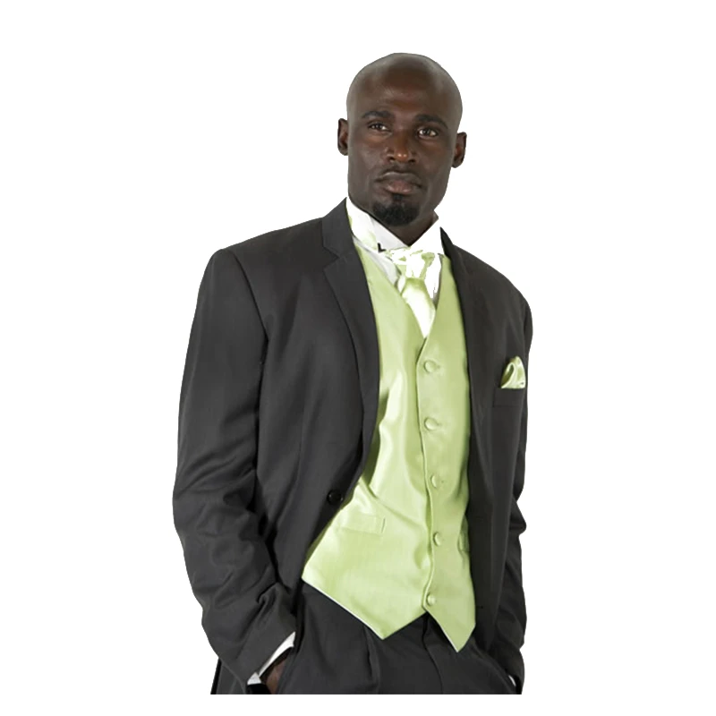 Grey suit green waistcoat Clearance