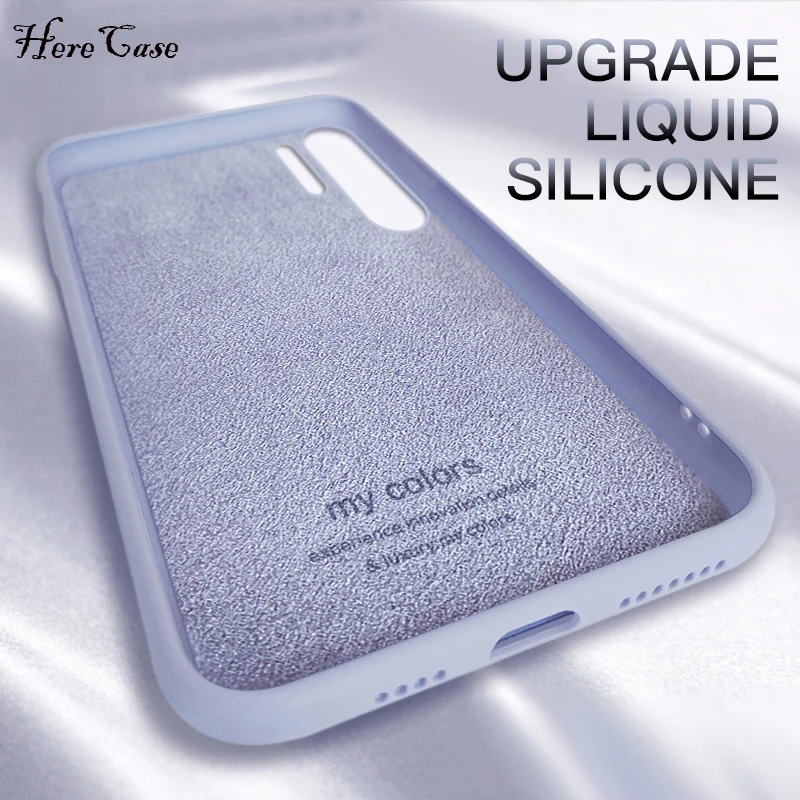 Phone Case For Huawei Mate 20 10 9 P10 P20 P30 Pro Lite Liquid Silicone Original Luxury Cover Nova 3i 5 4 E 2S Cases | Мобильные