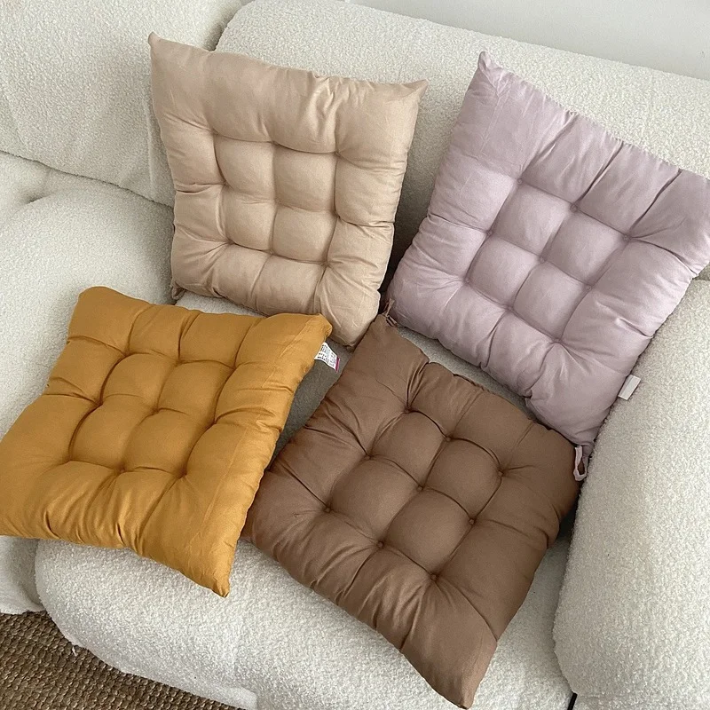  Set of 2 Indoor Chair Cushion/Outdoor Chair Pads Garden Patio  Home Kitchen Office Chair Seat Cushion Pads Sofa Seat Cushion Buttocks  Cushion Pads (Color : Purple, Size : 4040cm) : Patio