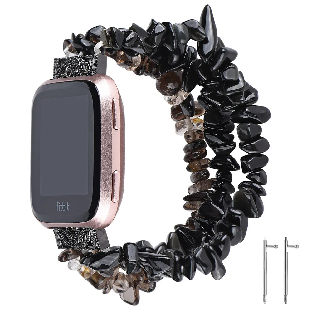 Женский браслет для samsung Galaxy Watch 46 мм/gear S3 ремешок форма камня бусины наручный ремень для Fitbit Versa ремешок для часов