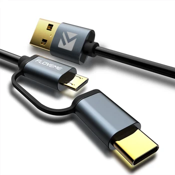 

SOONHUA Charge Cable Fast Charging And Data Sync Cord USB To Micro USB Type-C Charging Cables