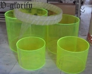 

3pc arylic drum shells 22x18 14x6 12x7inch