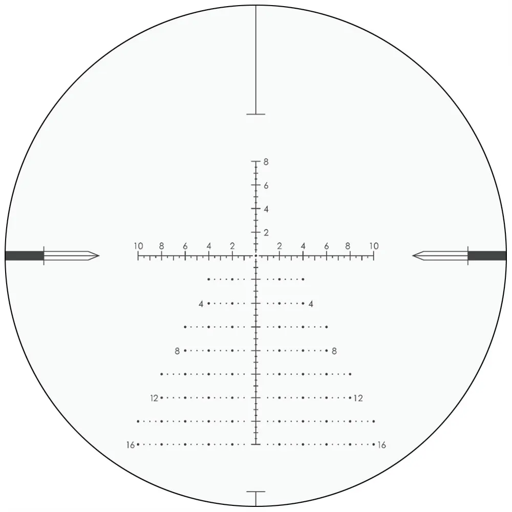 HD 4-16X44 FFP Hunting Scope First Focal Plane Riflescopes Tactical Glass Etched Reticle Optical Sights Fits .308 rifle scope