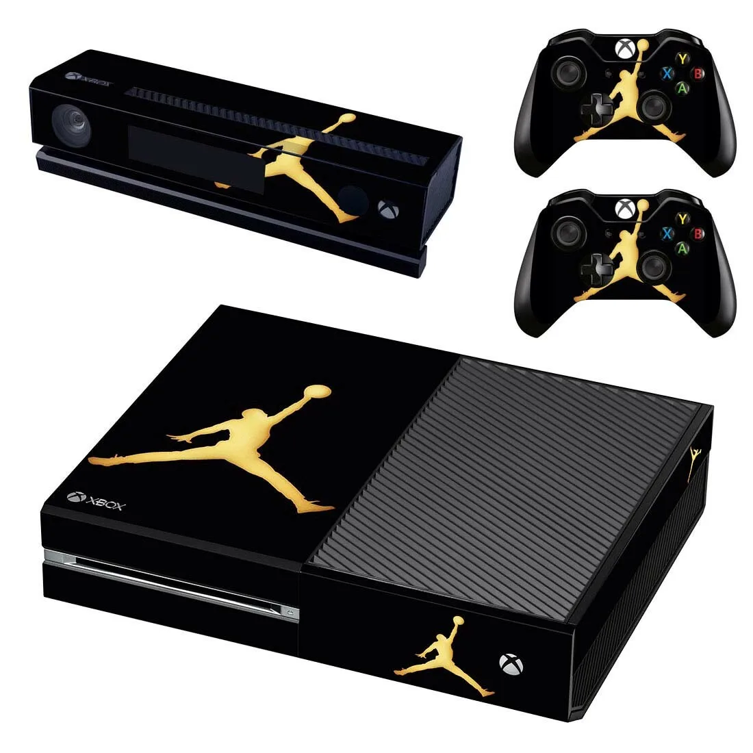 GSTM0775 Jordan sticker s для xbox one виниловые наклейки на кожу Наклейки Обложка Pegatinas для xbox one консоль Kinect два контроллера Скины - Цвет: GSTM0775
