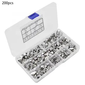 

200Pcs T Slot Slider Nuts M3 M4 M5 M6 M8 Fastener Nuts for 20/30/40 Aluminum Profiles nut Assortment Kit
