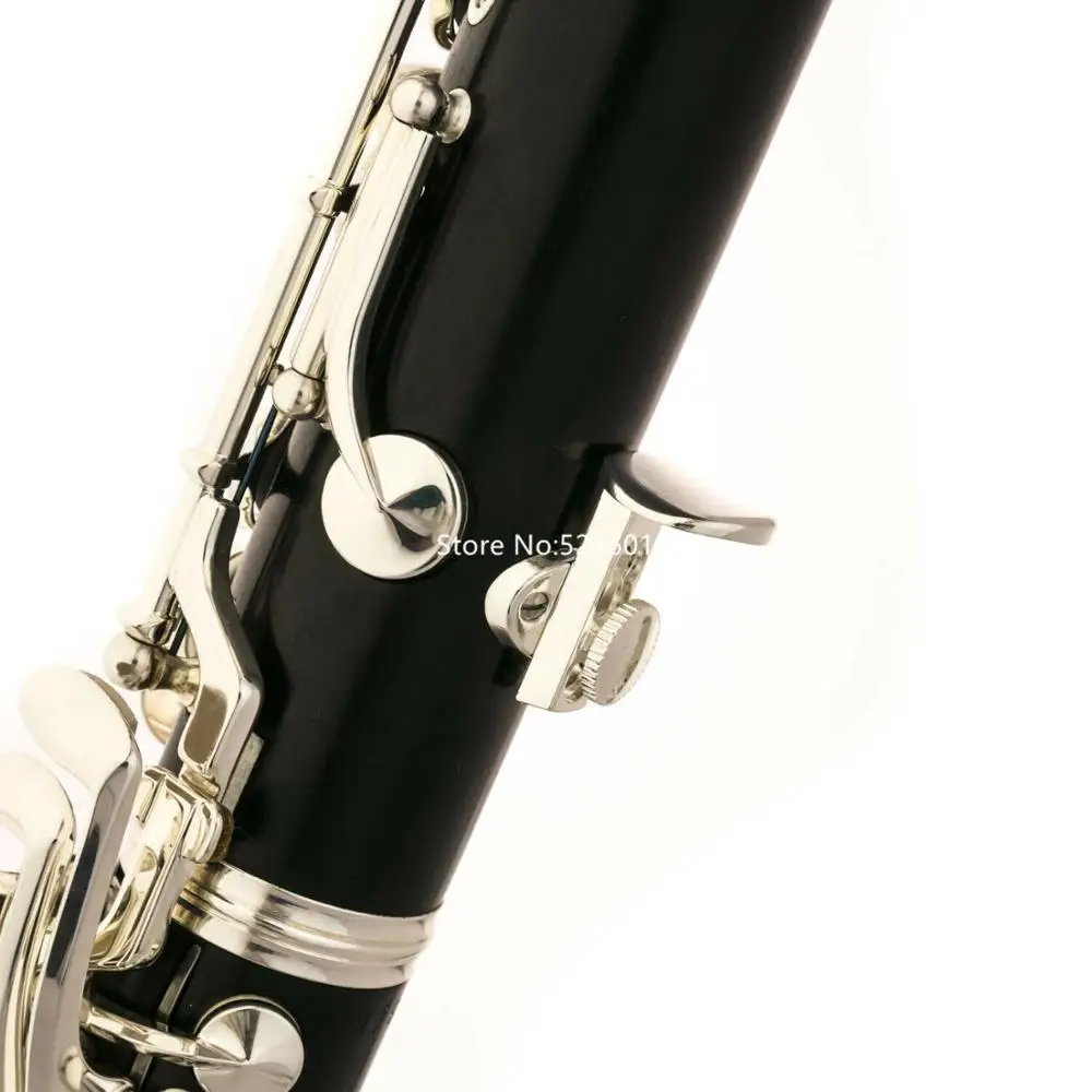 et Crampon R13 Bb Clarinet 17 keys Bakelite or Ebony Wood Body Sliver Plated Keys Musical instrument Professional With Case