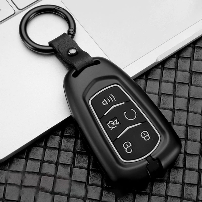 Zinc alloy Car Remote Key Case Cover For Cadillac XT5 XT6 ATS ATSL XTS XT4 CT6 SRX CTS ESV STS ELR DTS Escalade 2018 | Автомобили и