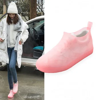 

Covers Rubber Slip-resistant Rain Boot Overshoes Waterproof Reusable Rain Shoes Men&Women Shoes Accessories