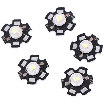 

5Pcs 1/3W LED Heat Sink Aluminum Base Plate PCB Board Substrate 20mm LED Parts