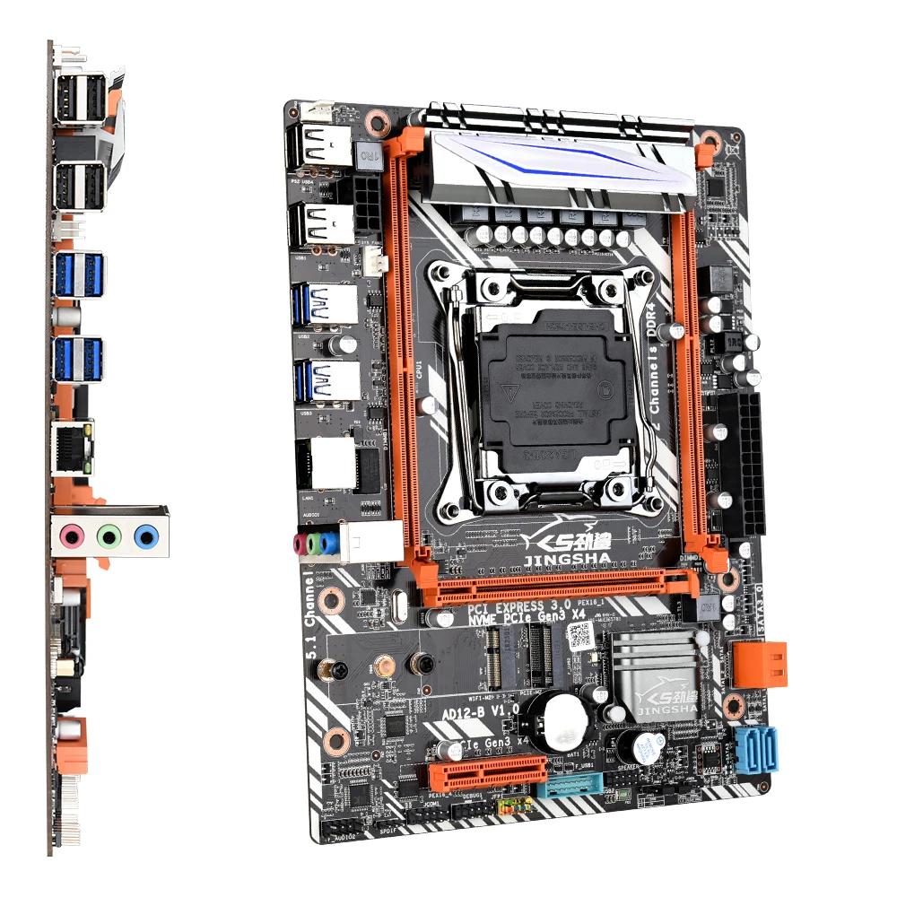 Комплект материнской платы X99D4 lga 2011 v3 с XEON E5 2678V3 12 ядер ЦП LGA 3 2 шт. 8 ГБ = 16 2133 МГц