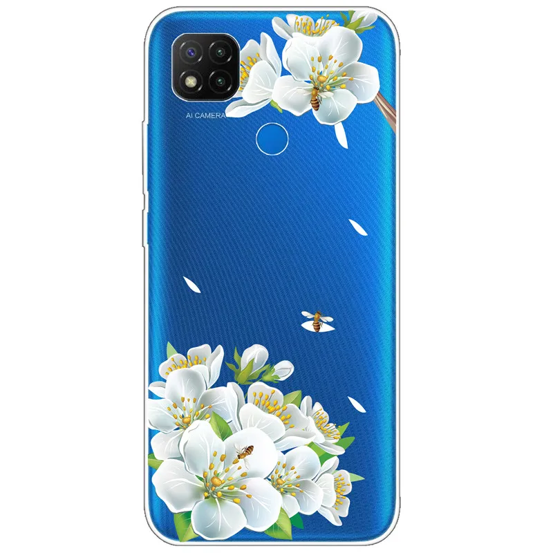 xiaomi leather case design For Xiaomi Redmi 9C NFC Case Transparent Soft Silicone Back Cover For Xiaomi Redmi9C NFC Case Clear TPU Redmi 9 C NFC 6.53'' Cat phone cases for xiaomi