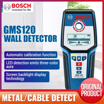 

Bosch GMS120 High-precision Wall Detector Professional Measuring Wire / Wood / Copper / Metal / Detection Instrument