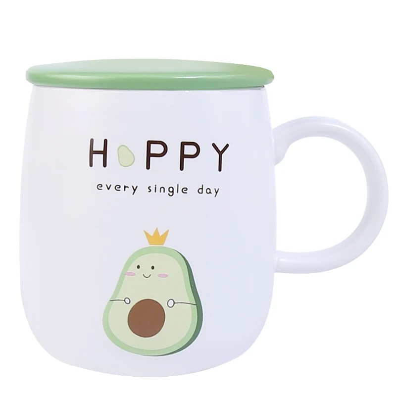 OUSSIRRO Newest Style Ceramic Cups Mug Milk Coffee Mugs Friends Gifts Student Breakfast Cup