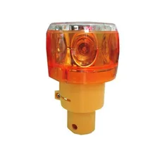 6 шт. желтый мигающий светодиодный Предупреждение ющий светильник для безопасности дорожного движения, солнечный светильник