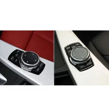 

Carbon Fiber Interior Trim Multimedia Button Frame For Bmw F10 F20 F30 F34 F07