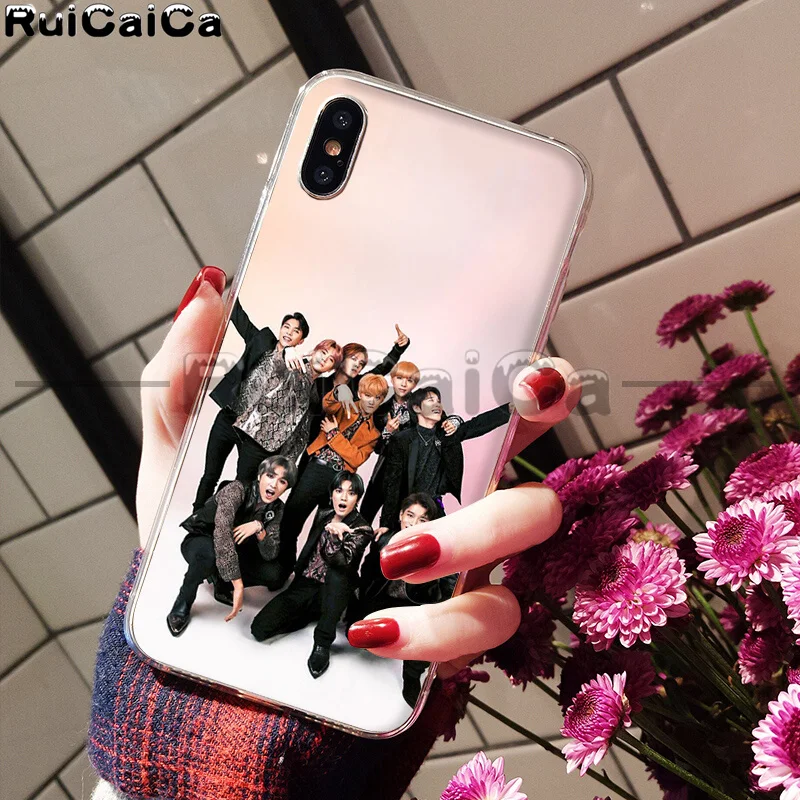 Чехол для телефона RuiCaiCa KPOP K.A.R.D MONSTA X NCT 127 чехол для Apple iPhone 8 7 6 6S Plus X XS MAX 5 5S SE XR