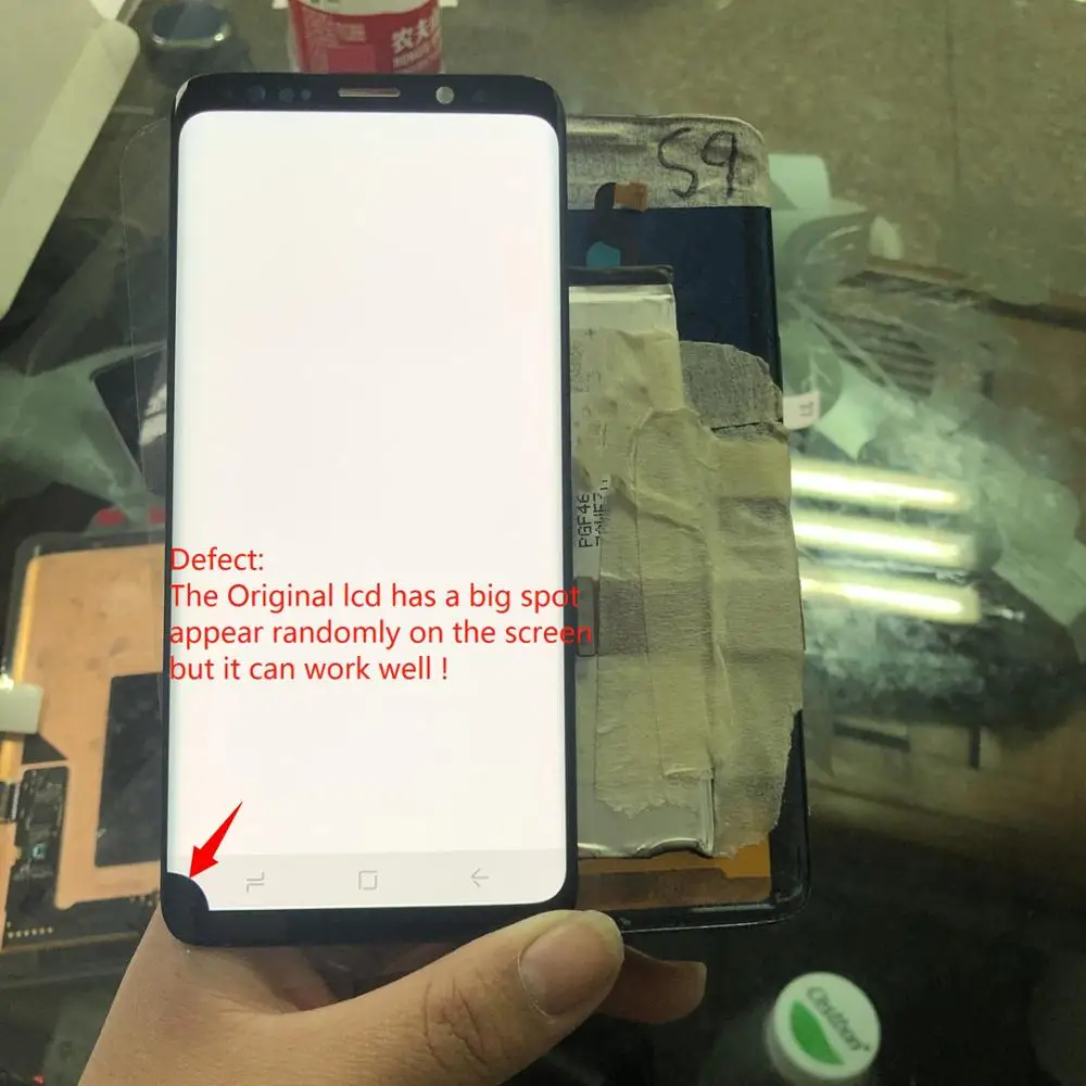 Оригинальный AMOLED Замена для SAMSUNG Galaxy S9 G960 + G965 ЖК дисплей сенсорный экран