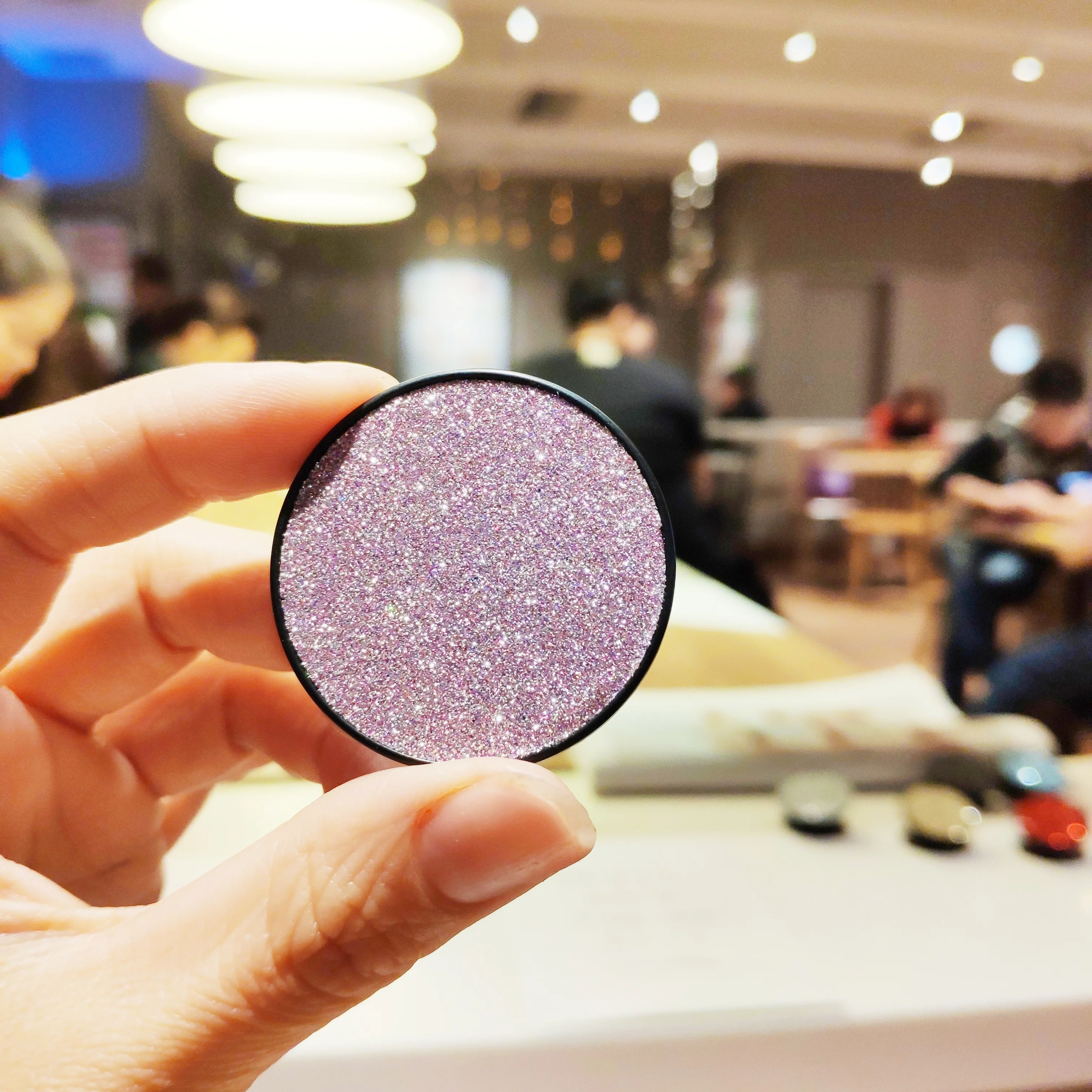 Sequin phone accessories stand mobile stand mobile phone hd projection bracket mobile ring holder soporte celular escritorio