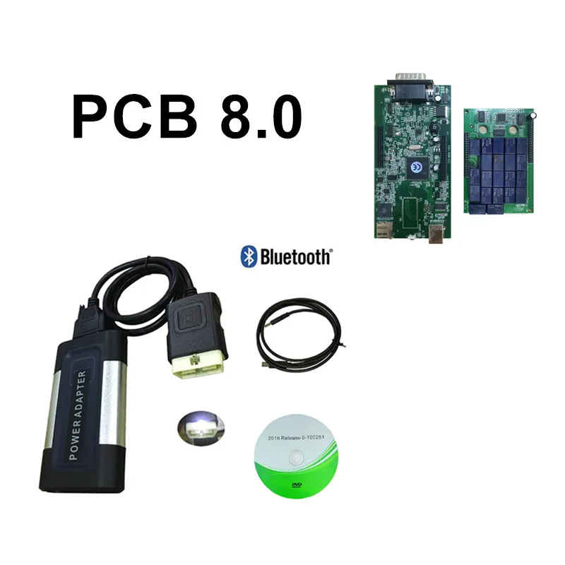 Новинка, Vci Obd сканер для Delphis Ds150e Bluetooth для Autocome Cdp Pro Plus Tcs Obd2, автомобильный диагностический инструмент 2016r0 с Keygen