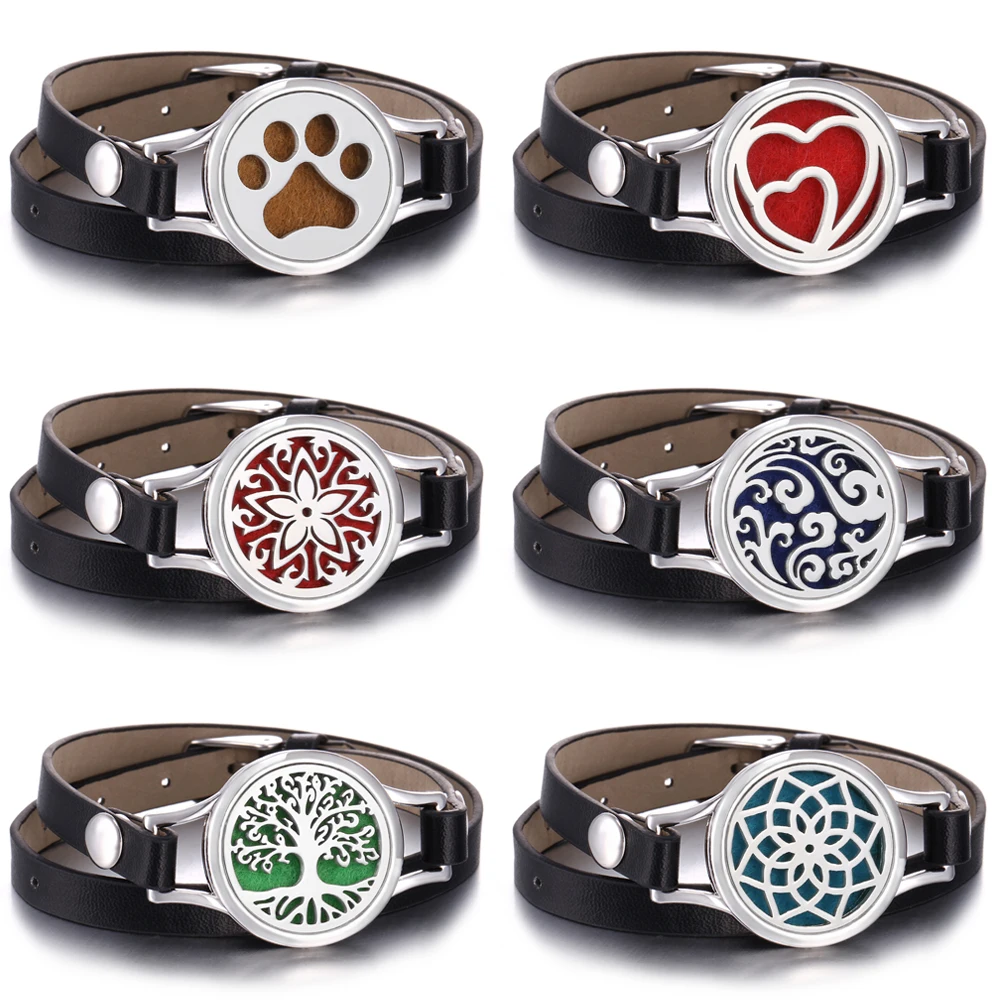 Новинка Браслет медальон из искусственной кожи Pu с отверстиями 10 шт.|Браслеты